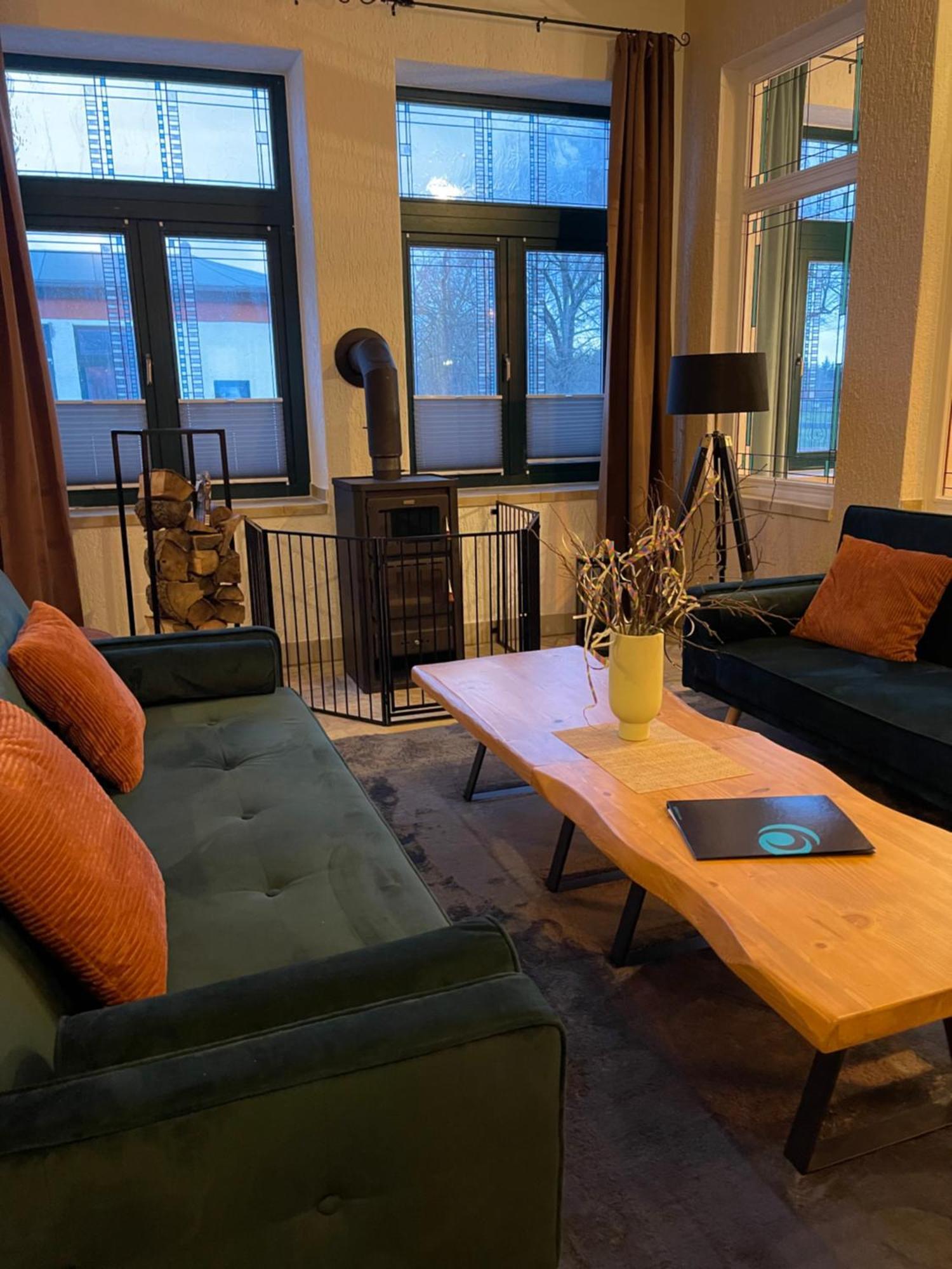 Ferienwohnung Mit Kamin Und Traumhafter Dachterrasse Mit Weitblick In Die Natur Neu Gaarz 外观 照片