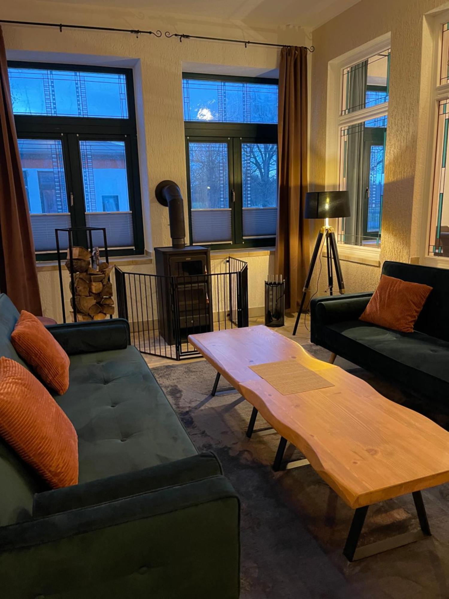 Ferienwohnung Mit Kamin Und Traumhafter Dachterrasse Mit Weitblick In Die Natur Neu Gaarz 外观 照片